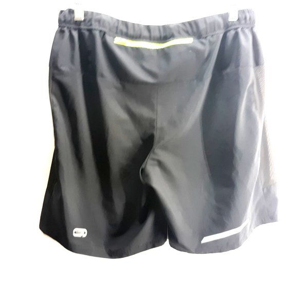 Kalenji Decathlon Mens Running Shorts Black Green NO SIZE TAG SEE MEASUREMENTS - Picture 2 of 12